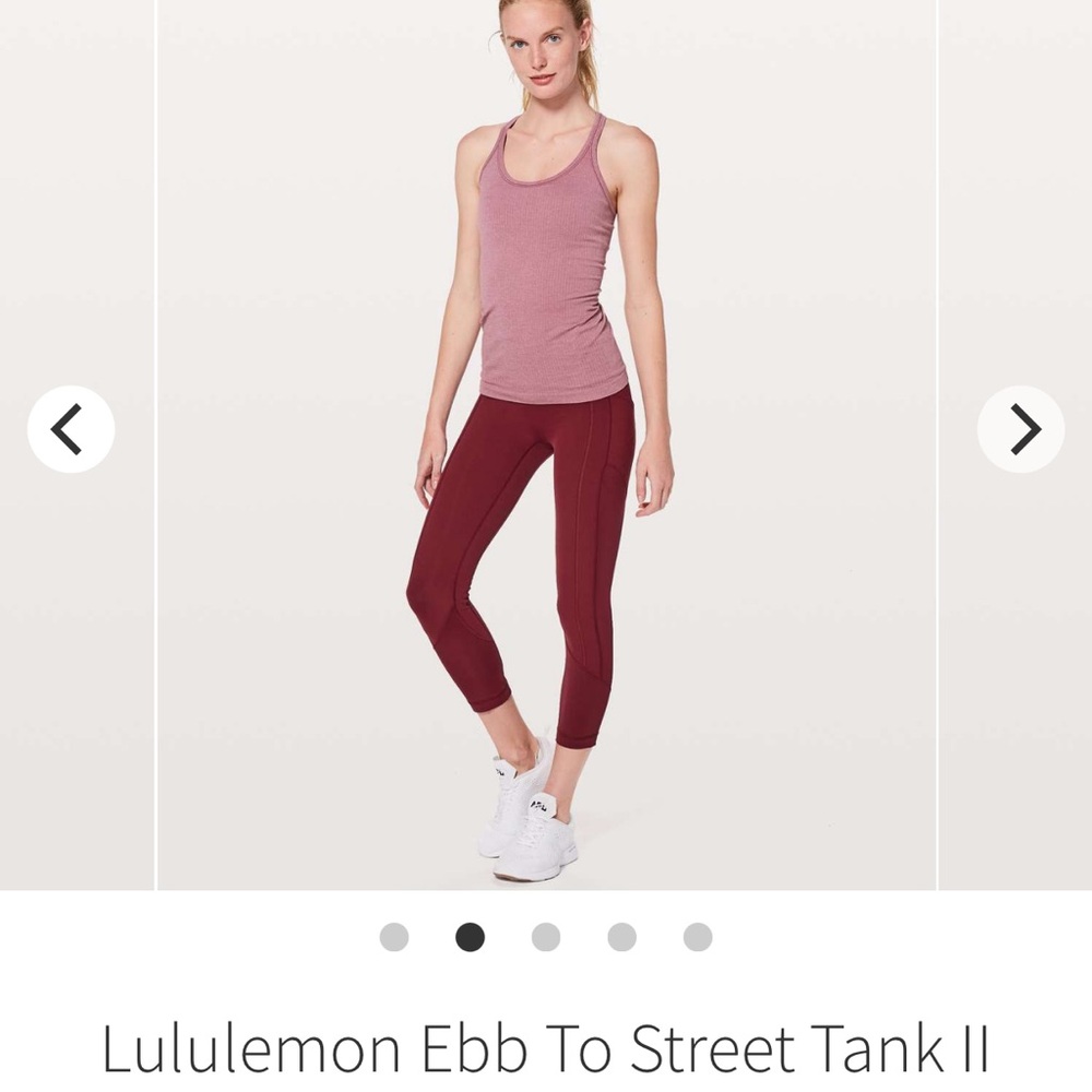 Lululemon Ebb to Street size 6.  Excellent condition.
